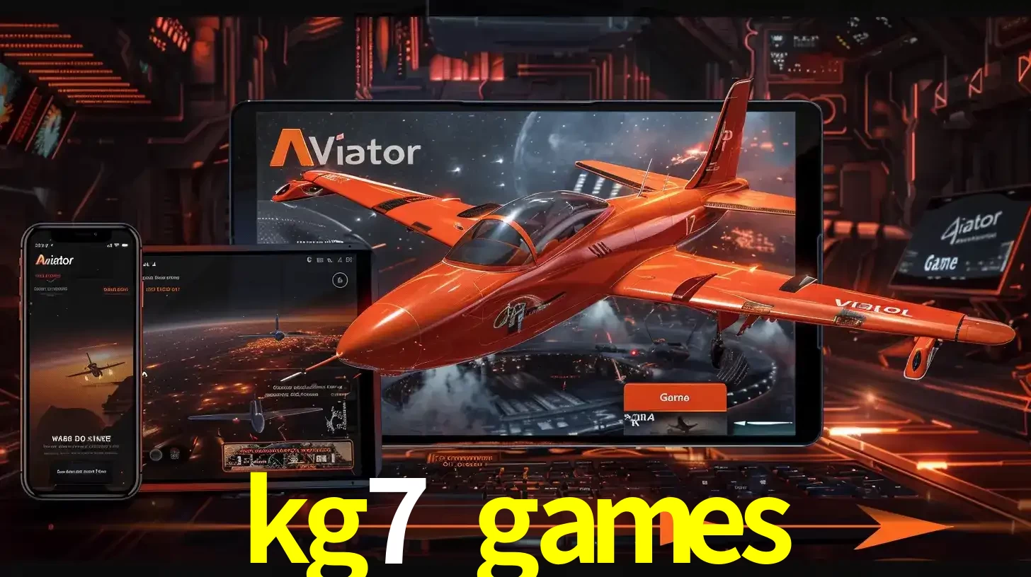 Apresentação tecnológica do jogo Aviator com um avião saindo da tela de um tablet, demonstrando a experiência imersiva em múltiplos dispositivos no kg7 games.