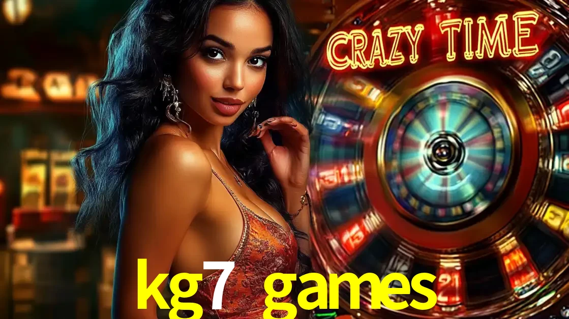 Mulher elegante ao lado da vibrante roda da fortuna do jogo de cassino ao vivo Crazy Time, um dos game shows mais populares e cheios de prêmios do kg7 games.